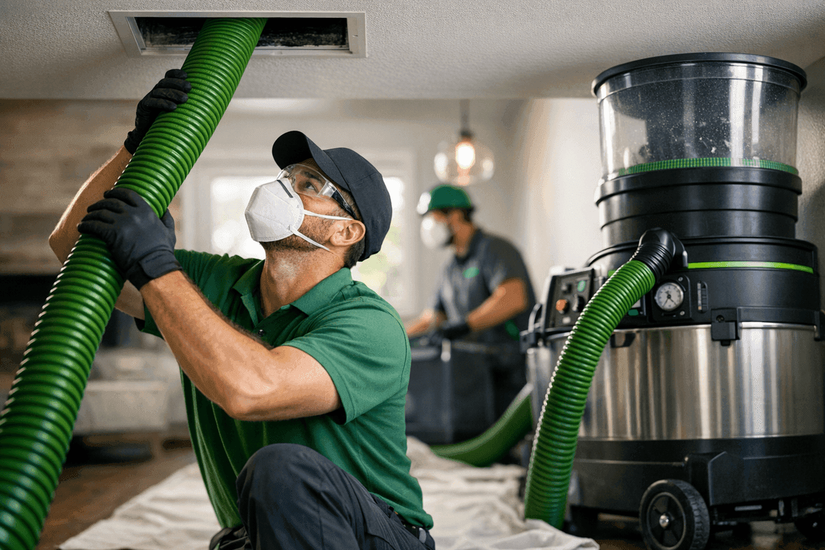 Duct Cleaning service by Best Indy HVAC