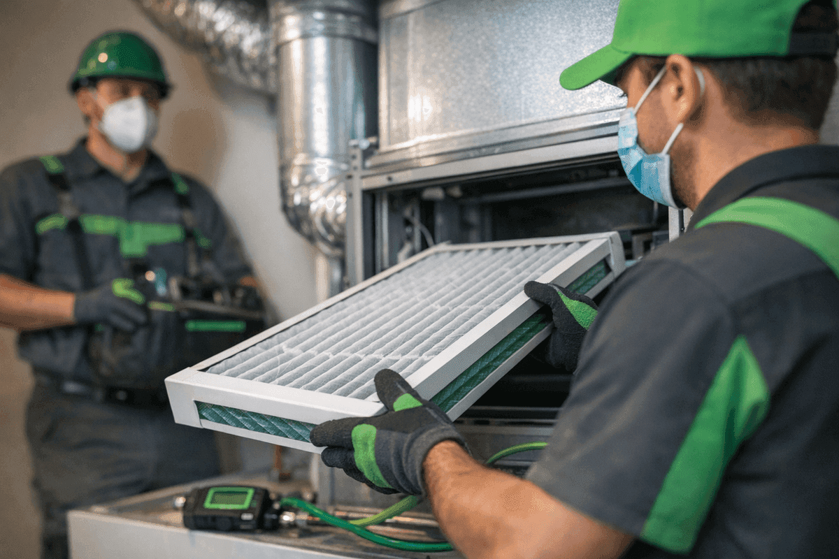 Filters service by Best Indy HVAC