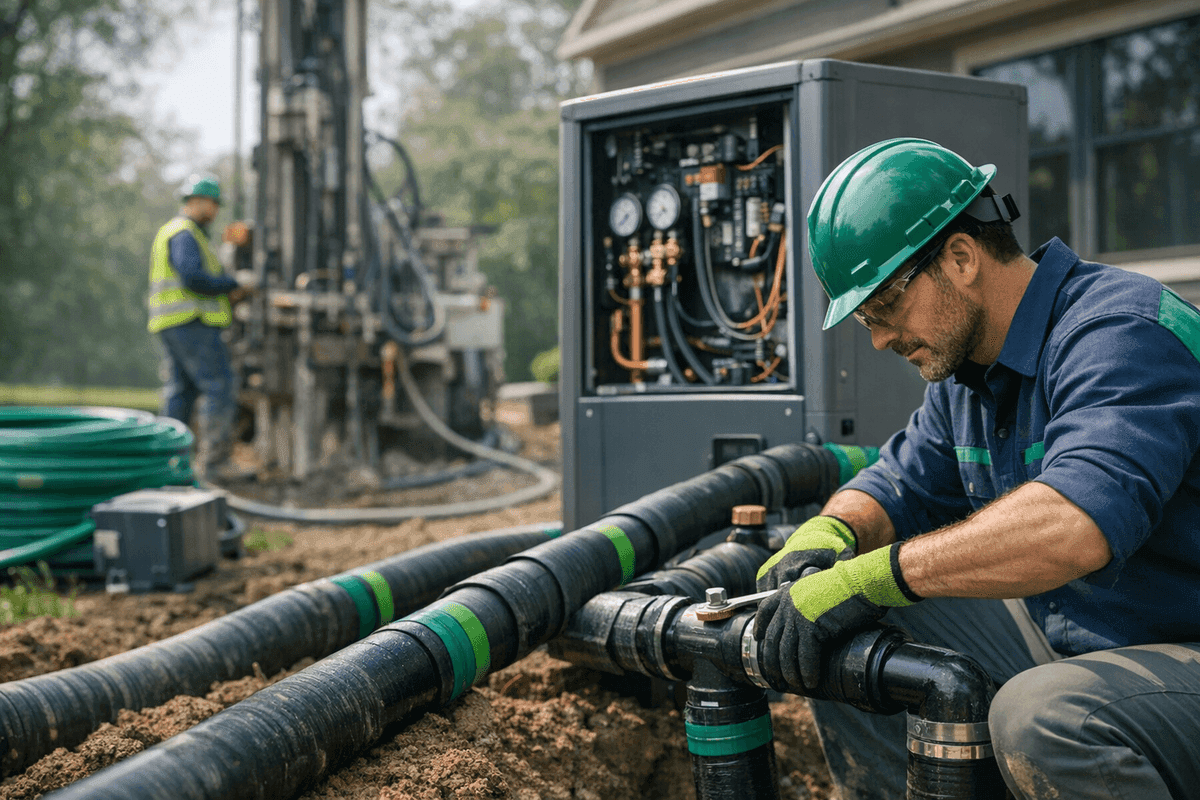 Geothermal service by Best Indy HVAC