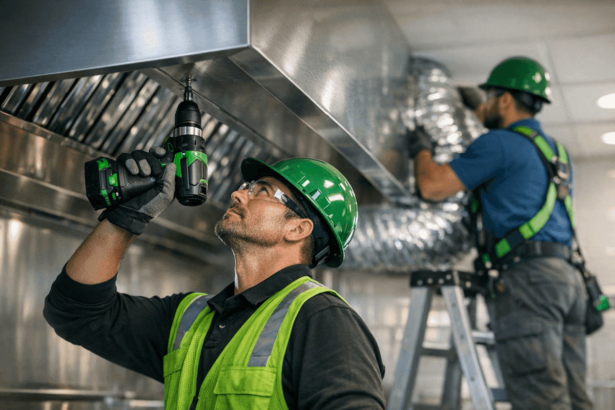 Hood & Exhaust Installation service by Best Indy HVAC