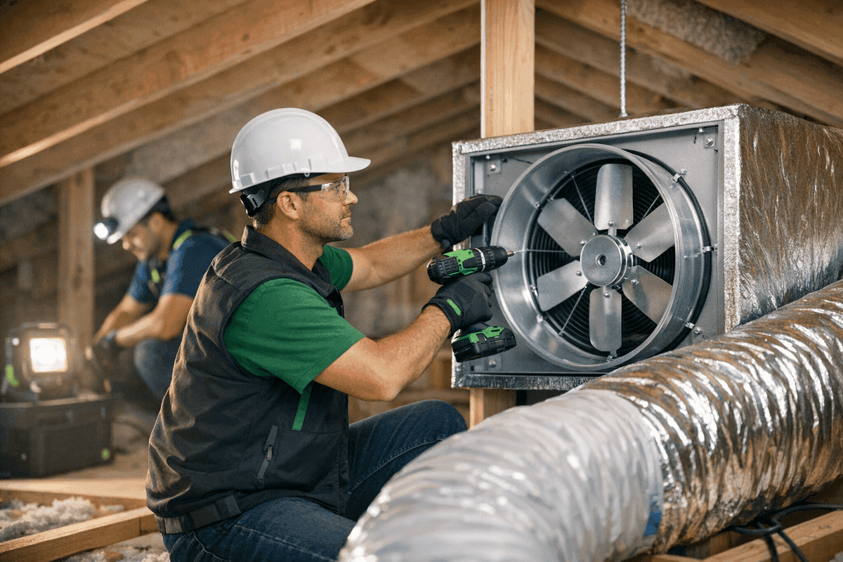 Whole-House Fans service by Best Indy HVAC